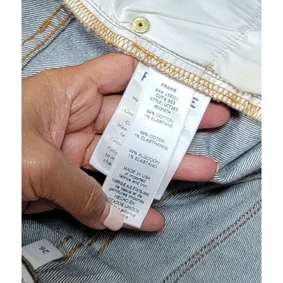 Frame Le Cutoff Denim Shorts 26 - Picture 9 of 9